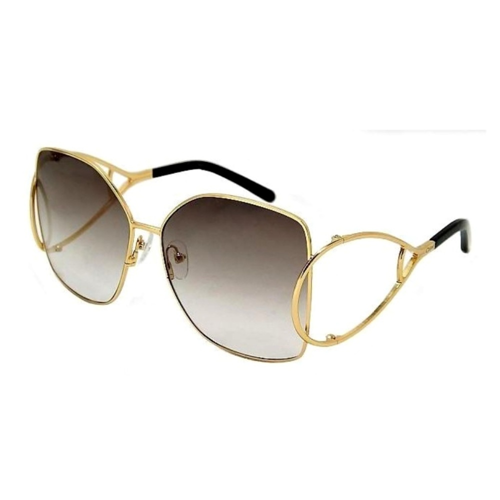 Rounded Arm Retro Sunglasses